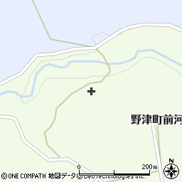 大分県臼杵市野津町大字前河内384周辺の地図