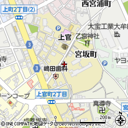 福岡県大牟田市宮坂町8周辺の地図