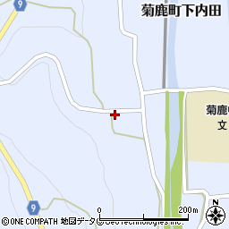 熊本県山鹿市菊鹿町下内田1837周辺の地図