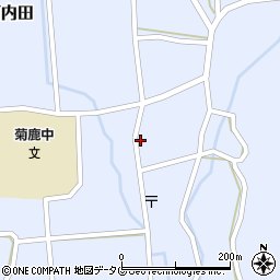 熊本県山鹿市菊鹿町下内田600周辺の地図