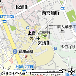 福岡県大牟田市宮坂町18周辺の地図