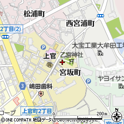 福岡県大牟田市宮坂町22周辺の地図