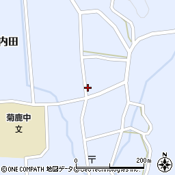 熊本県山鹿市菊鹿町下内田1673周辺の地図