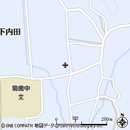 熊本県山鹿市菊鹿町下内田1617周辺の地図