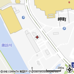大牟田市南部浄化センター周辺の地図