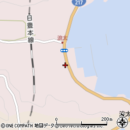 大分県佐伯市上浦大字浅海井浦3758-2周辺の地図