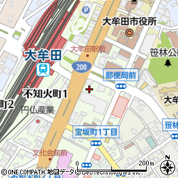 ほっともっと大牟田駅前店周辺の地図