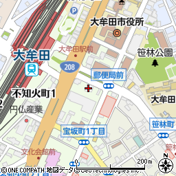 大同生命保険株式会社　大牟田営業所周辺の地図