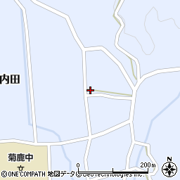 熊本県山鹿市菊鹿町下内田1645周辺の地図
