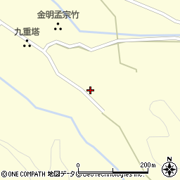 大分県臼杵市野津町大字王子2586周辺の地図