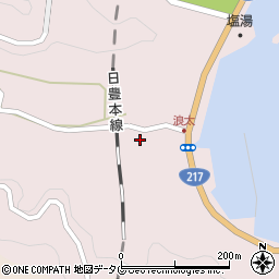 大分県佐伯市上浦大字浅海井浦3579-2周辺の地図