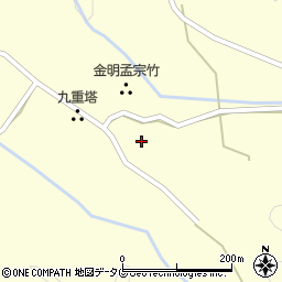 大分県臼杵市野津町大字王子2611周辺の地図