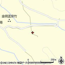 大分県臼杵市野津町大字王子1280周辺の地図