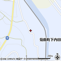 熊本県山鹿市菊鹿町下内田1747周辺の地図
