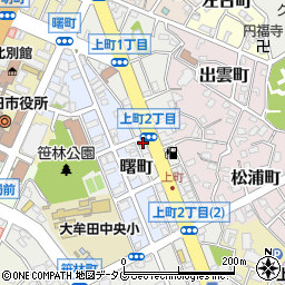 大牟田上官町郵便局 ＡＴＭ周辺の地図