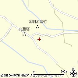 大分県臼杵市野津町大字王子2617周辺の地図