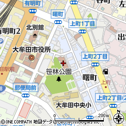 大牟田市労働福祉会館周辺の地図