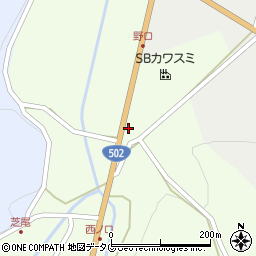 大分県臼杵市野津町大字前河内2095周辺の地図