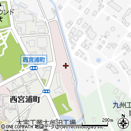 福岡県大牟田市東宮浦町周辺の地図