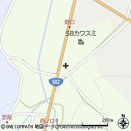 大分県臼杵市野津町大字前河内2096周辺の地図