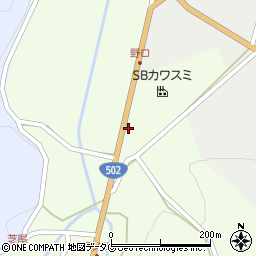 大分県臼杵市野津町大字前河内2100周辺の地図