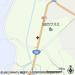 大分県臼杵市野津町大字前河内2107周辺の地図