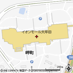 ライトオンイオンモール大牟田店周辺の地図