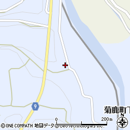熊本県山鹿市菊鹿町下内田1766-1周辺の地図