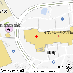 築地食堂 源ちゃん イオンモール大牟田店周辺の地図