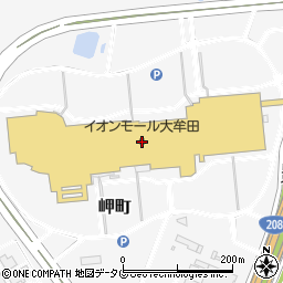辛麺屋桝元イオンモール大牟田店周辺の地図