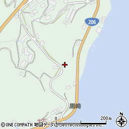 長崎県西海市西彼町八木原郷171周辺の地図