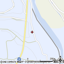 熊本県山鹿市菊鹿町下内田1766-3周辺の地図