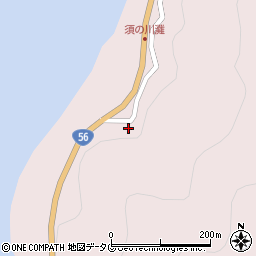 愛媛県南宇和郡愛南町須ノ川1202周辺の地図