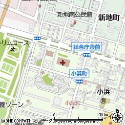 福岡県大牟田総合庁舎　南筑後県土整備事務所企画班周辺の地図