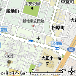福岡県大牟田市小浜町1丁目1周辺の地図
