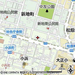 日本コークス工業株式会社　資源リサイクル部・三池リサイクルセンター周辺の地図