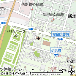 大牟田労働基準監督署周辺の地図