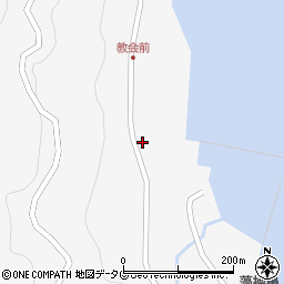 長崎県南松浦郡新上五島町網上郷642周辺の地図
