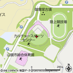 山鹿市民球場周辺の地図