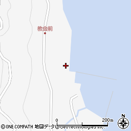 長崎県南松浦郡新上五島町網上郷629-2周辺の地図