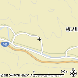 高知県四万十市板ノ川558周辺の地図