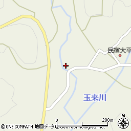 熊本県阿蘇郡産山村田尻348周辺の地図