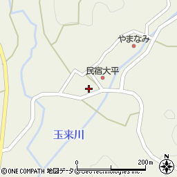 熊本県阿蘇郡産山村田尻222周辺の地図