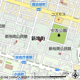 株式会社サニクリーン九州　大牟田営業所周辺の地図