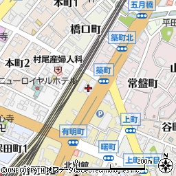 大牟田ビル周辺の地図