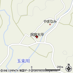熊本県阿蘇郡産山村田尻218周辺の地図