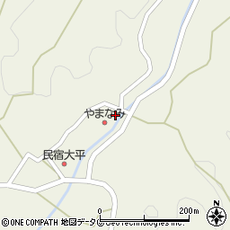 熊本県阿蘇郡産山村田尻254周辺の地図