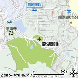 龍湖瀬第一公園周辺の地図