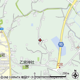 福岡県大牟田市今山周辺の地図