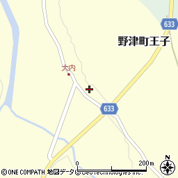 大分県臼杵市野津町大字王子702周辺の地図